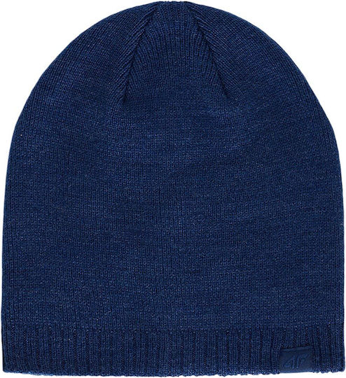 4F Unisex Beanie Πλεκτός Σκούφος 4FWAW26ACAPU0856-31Μ Μπλε - Image 2